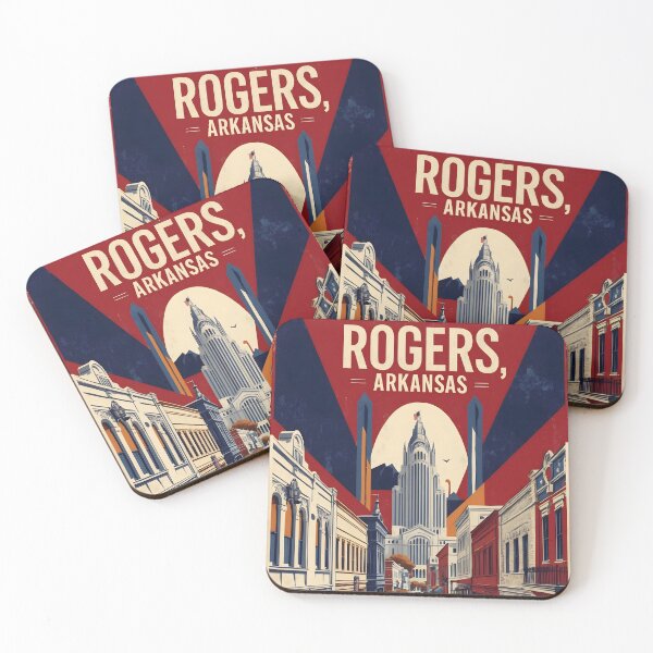 Item preview, Rogers Arkansas USA Vintage Travel Tourism designed and sold by TravelersGems.