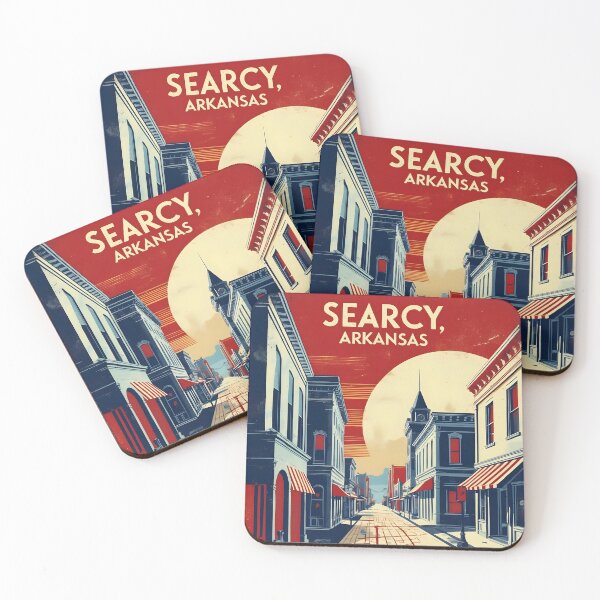 Item preview, Searcy Arkansas USA Vintage Travel Tourism designed and sold by TravelersGems.