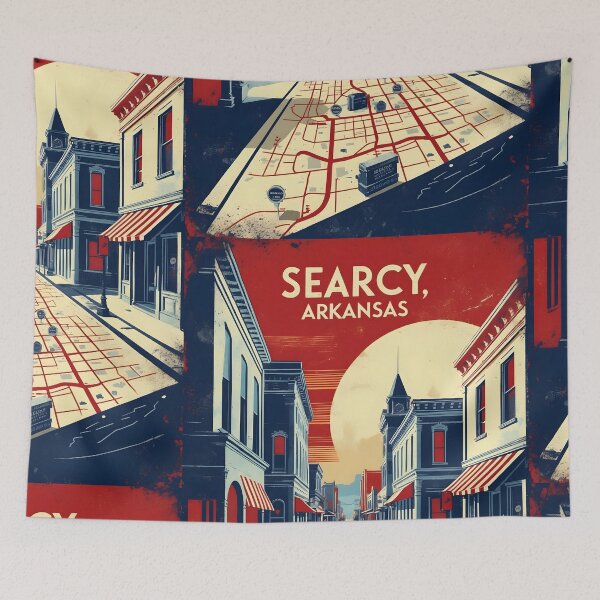 Item preview, Searcy Arkansas USA Vintage Travel Tourism designed and sold by TravelersGems.