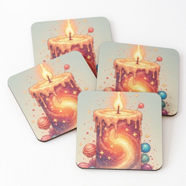 Item preview, Magic candle surrounded with sweets designed and sold by Mianku | Für das Leben.