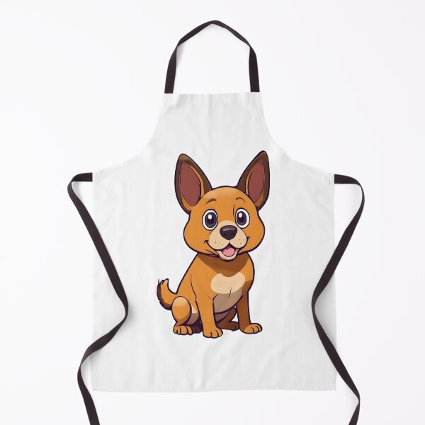 Item preview, Funny Kawaii German Shepherd Cartoon Dog Illustration designed and sold by Uglyandcute.