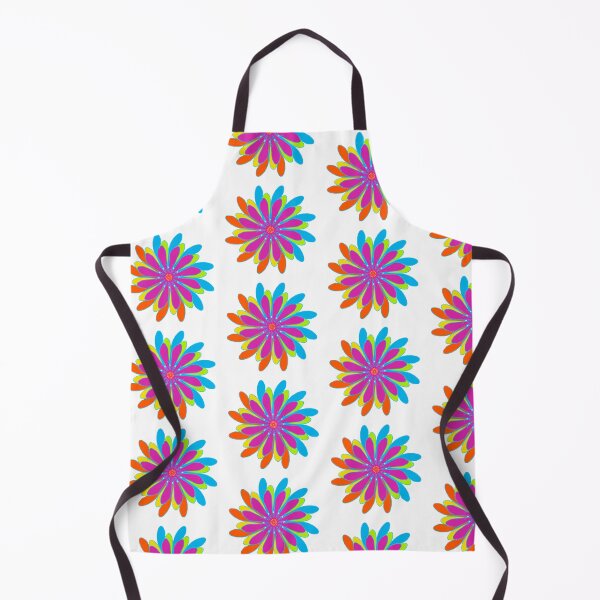 Item preview, Colorful Floral Mandala | Vibrant Psychedelic Flower Art designed and sold by MysticPurpleHue.