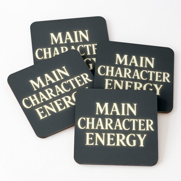 Item preview, Main Character Energy – Bold Minimal Quote designed and sold by UGLibrary.