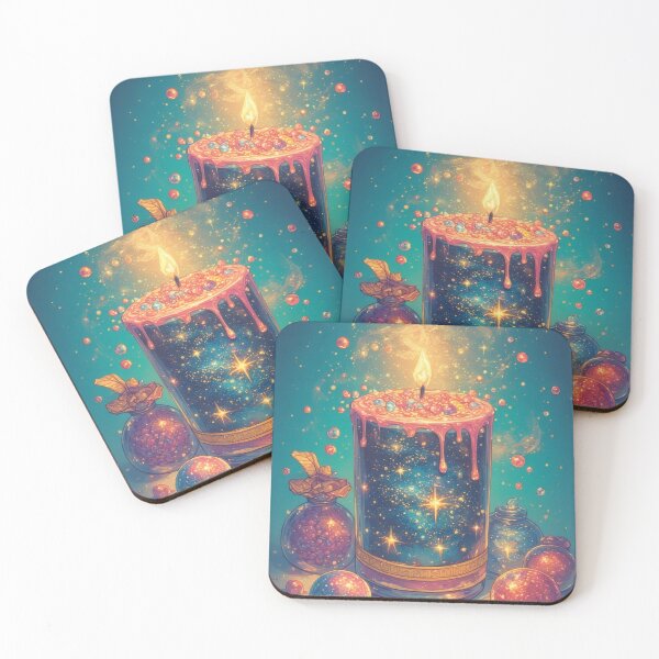 Item preview, Cosmic candle with floating spheres designed and sold by Mianku | Für das Leben.
