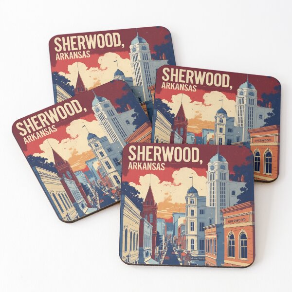 Item preview, Sherwood Arkansas USA Vintage Travel Tourism designed and sold by TravelersGems.