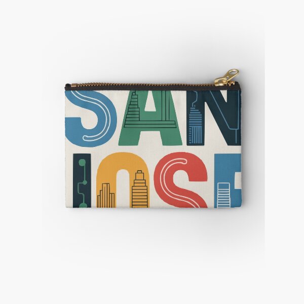 Item preview, SAN JOSE TRAVEL ART – Modern City Tech Illustration designed and sold by MarkedArtPrints.