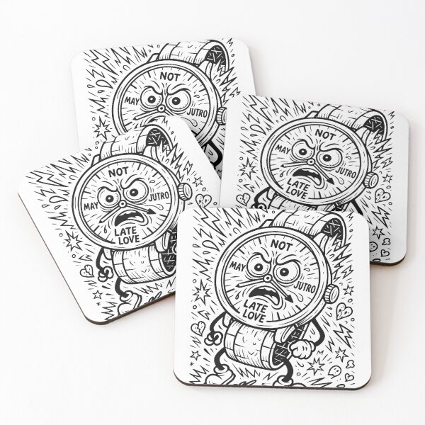 Item preview, Not Today, Maybe Tomorrow – Deadline Panic – Funny Line Art designed and sold by ComedyInkFactor.