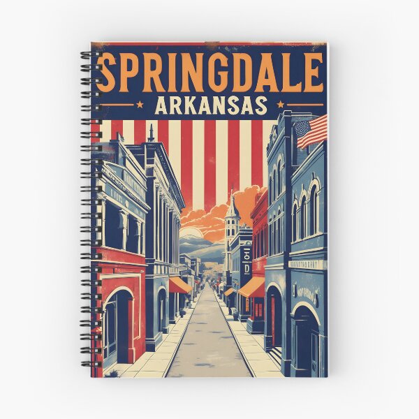 Item preview, Springdale Arkansas USA Vintage Travel Tourism designed and sold by TravelersGems.