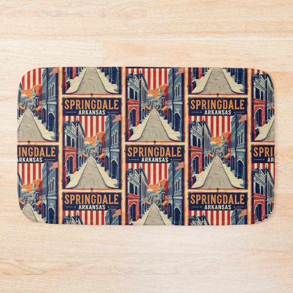 Item preview, Springdale Arkansas USA Vintage Travel Tourism designed and sold by TravelersGems.