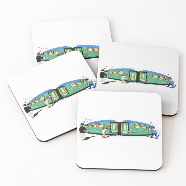 Item preview, Stop That Train – Cute Embroidered Train Sticker with Heartwarming Action designed and sold by Gurjeetpixelart.