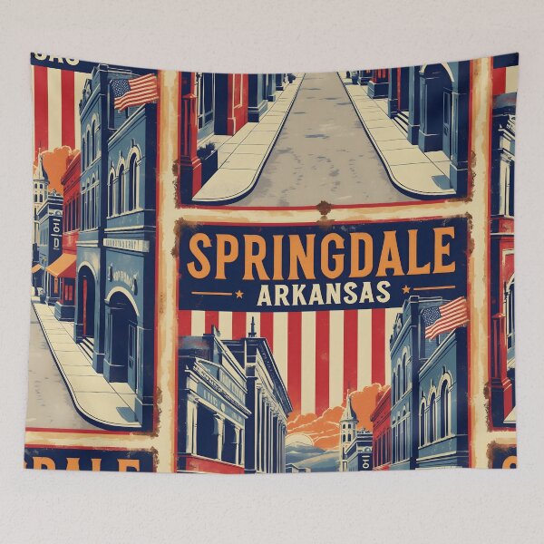 Item preview, Springdale Arkansas USA Vintage Travel Tourism designed and sold by TravelersGems.