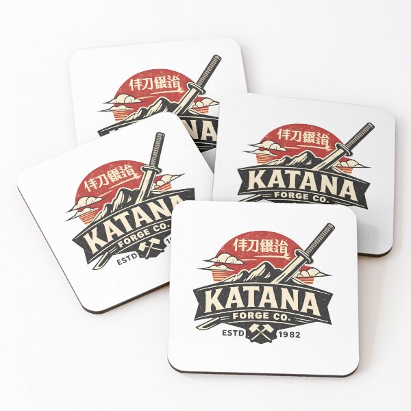 Item preview, Vintage Japanese Forged Katana – Traditional Craftsmanship Logo designed and sold by Dax Studio.