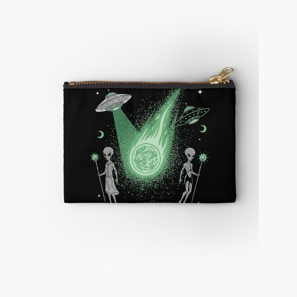 Item preview, Green Comet Alien Priests UFO Contact Retro Sci Fi designed and sold by zzz888.