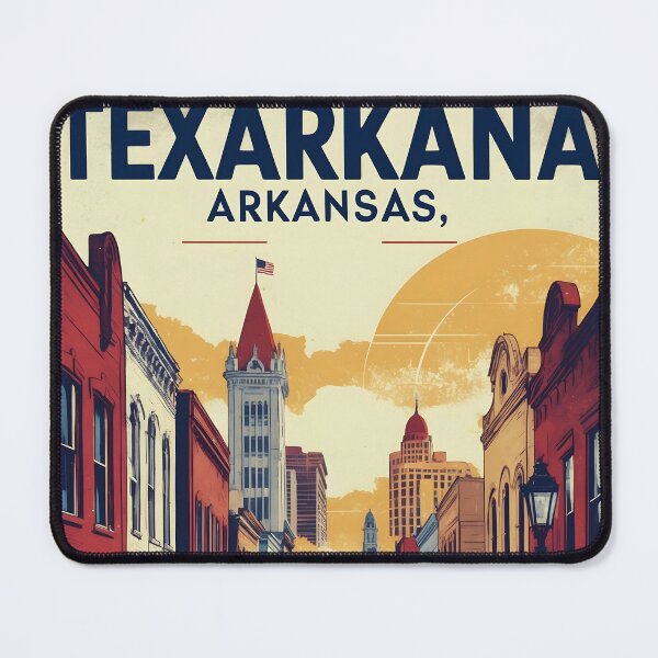 Item preview, Texarkana Arkansas USA Vintage Travel Tourism designed and sold by TravelersGems.