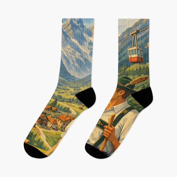 Item preview, Holidays in Tyrol, vintage advertising poster designed and sold by Mauswohn.