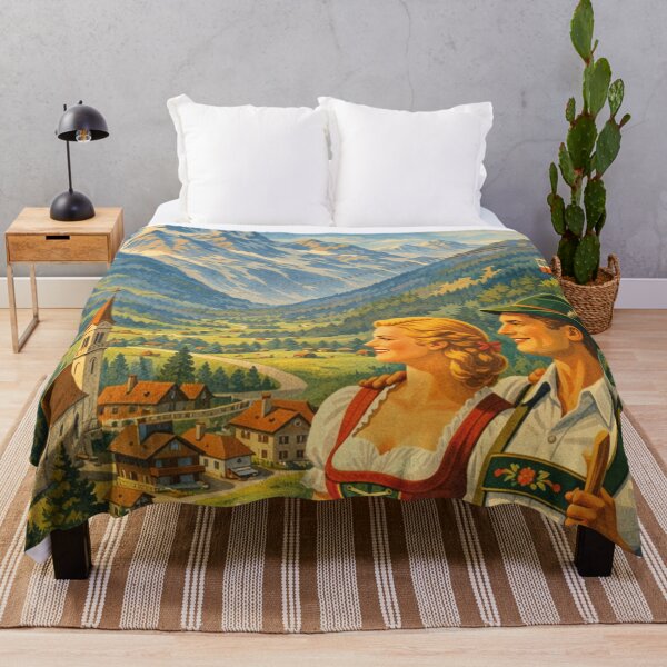 Item preview, Holidays in Tyrol, vintage advertising poster designed and sold by Mauswohn.