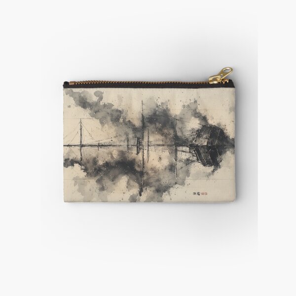 Item preview, Sailing ship in ink and watercolor designed and sold by Mianku | Für das Leben.