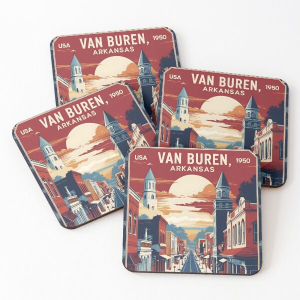 Item preview, Van Buren Arkansas USA Vintage Travel Tourism designed and sold by TravelersGems.