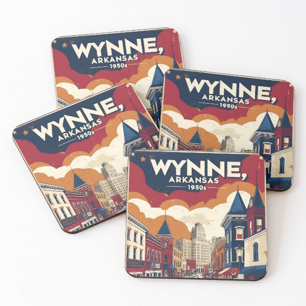Item preview, Wynne Arkansas USA Vintage Travel Tourism designed and sold by TravelersGems.