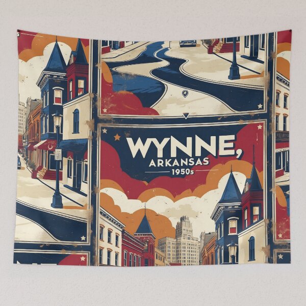 Item preview, Wynne Arkansas USA Vintage Travel Tourism designed and sold by TravelersGems.