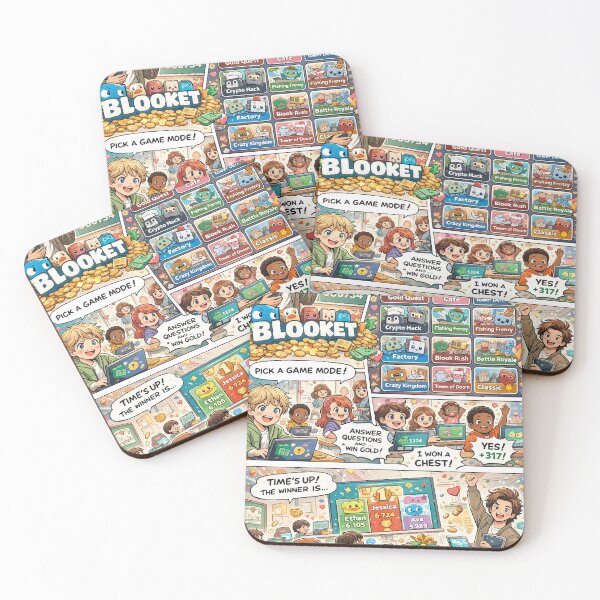 Item preview, Learning Is a Game – Fun Classroom Comic About Blooket designed and sold by Mirosi-S.