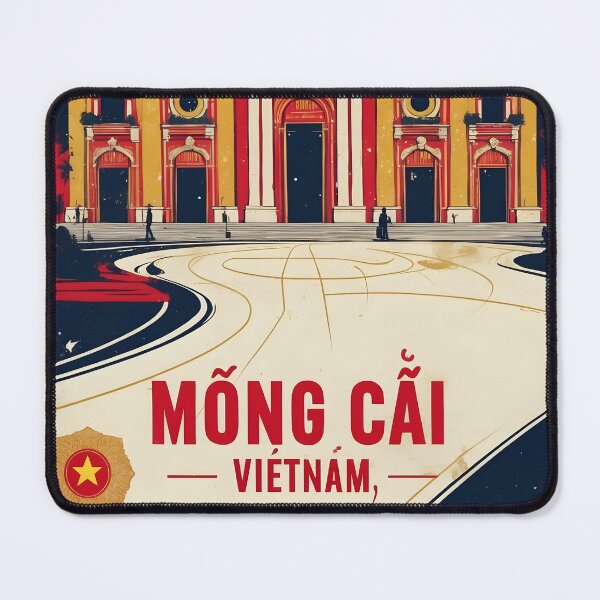 Item preview, Mong Cai Vietnam 1950s Retro Poster Tourism designed and sold by TravelersGems.