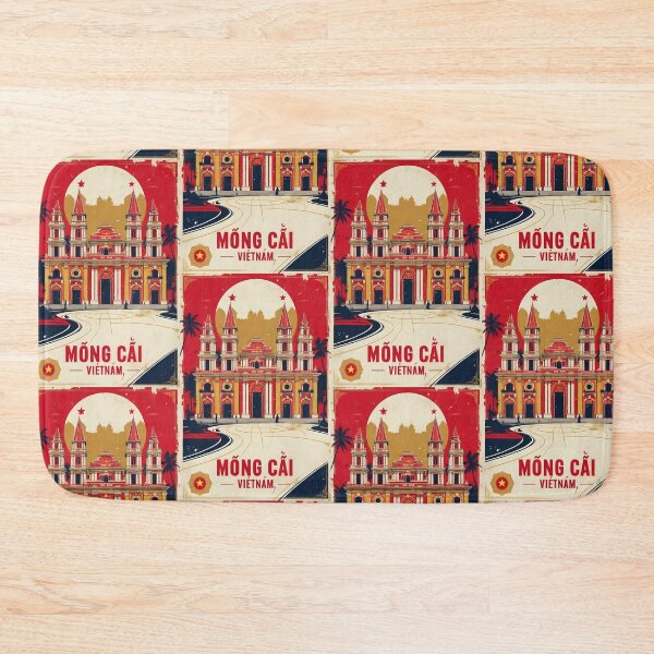 Item preview, Mong Cai Vietnam 1950s Retro Poster Tourism designed and sold by TravelersGems.