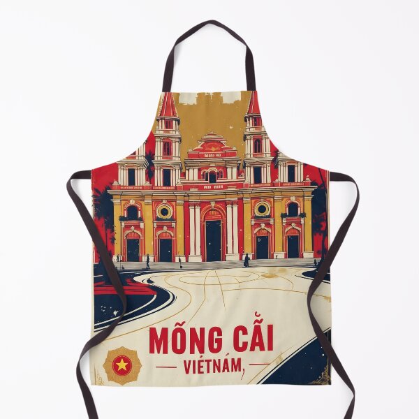 Item preview, Mong Cai Vietnam 1950s Retro Poster Tourism designed and sold by TravelersGems.