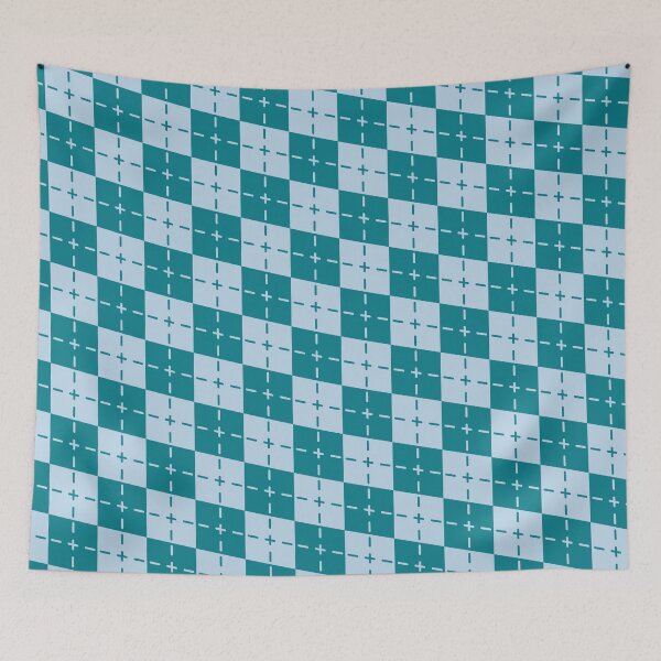 Item preview, Green Squares Plaid Argyle  - Abstract Geometric Shape Pattern - Birthday Gift Ideas designed and sold by RoyalStarsPatts.