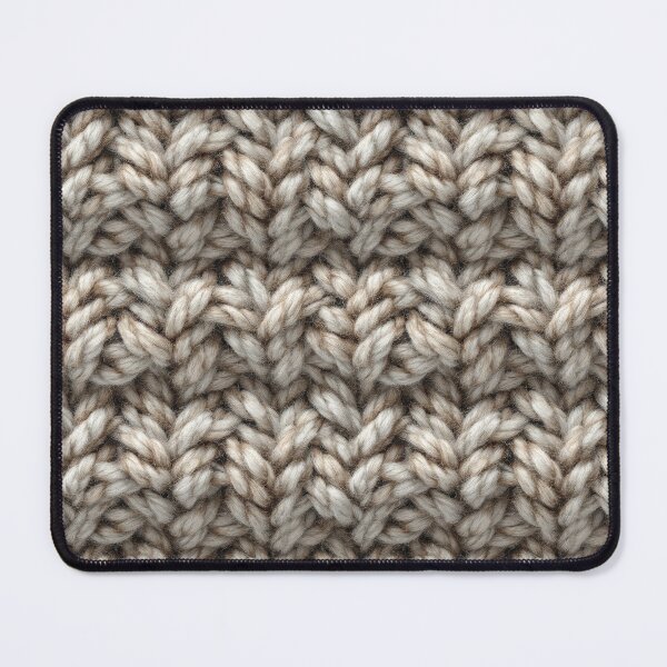 Item preview, Knitted Wool Texture – Cozy Neutral Knit Fabric Pattern designed and sold by NewArt33.