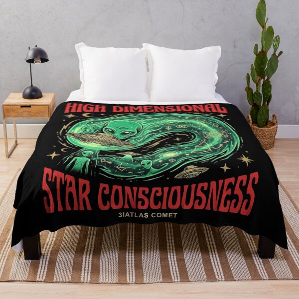 Item preview, High Dimensional Star Consciousness Retro Alien Psychedelic designed and sold by zzz888.