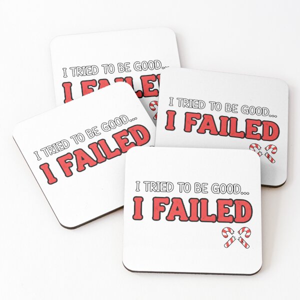 Item preview,  I Tried to Be Good Funny Christmas Quote designed and sold by NovaDoodle Art Studio.
