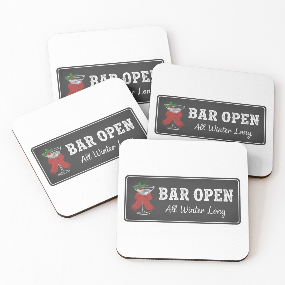 Item preview, Coasters (Set of 4) designed and sold by OneLineBar.
