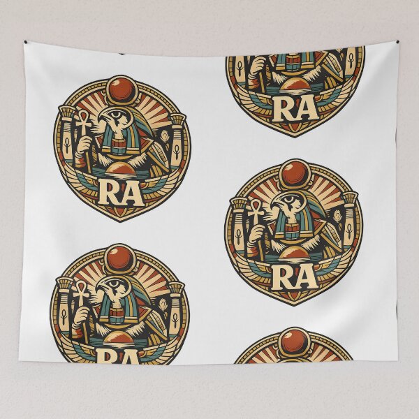 Item preview, Vintage Retro Ra – Sacred Egyptian Sun God Logo designed and sold by Dax Studio.