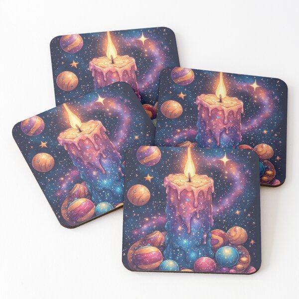 Item preview, Galactic candle and cosmic spheres designed and sold by Mianku | Für das Leben.