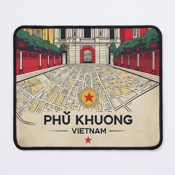 Item preview, Phu Khuong Vietnam 1950s Retro Poster Tourism designed and sold by TravelersGems.