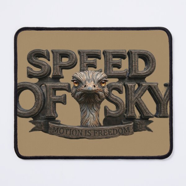Item preview, Ostrich Carved Wood Art Motion is Freedom Wall Art designed and sold by SavannaStrikes.