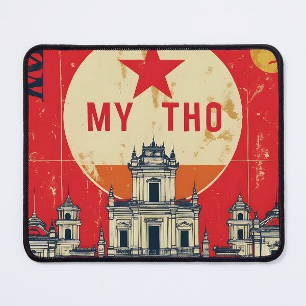 Item preview, My Tho Vietnam 1950s Retro Poster Tourism designed and sold by TravelersGems.