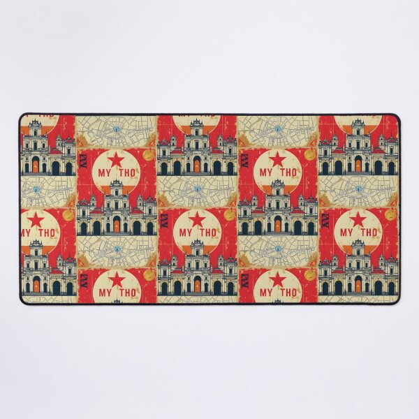 Item preview, My Tho Vietnam 1950s Retro Poster Tourism designed and sold by TravelersGems.
