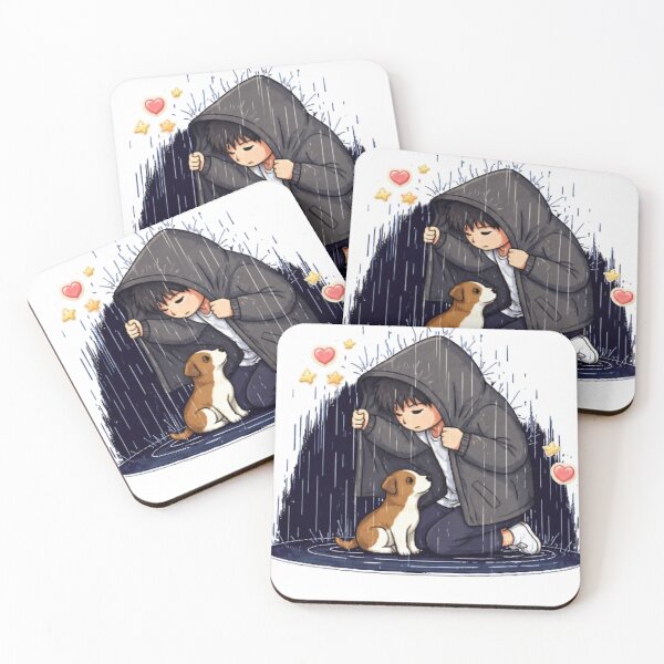 Item preview, You Are Safe With Me – Emotional Pixel Art Dog Rescue Sticker designed and sold by Gurjeetpixelart.