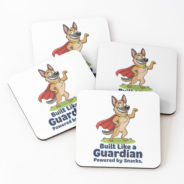 Item preview, Funny Kawaii German Shepherd Cartoon Dog Illustration designed and sold by Uglyandcute.