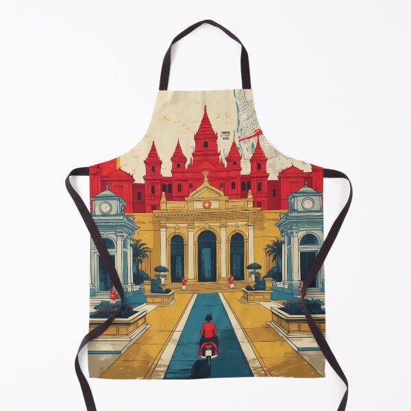 Artikelvorschau, Phan Rang Thap Cham Vietnam 1950er Jahre Retro-Poster Tourismus entworfen und verkauft von TravelersGems.
