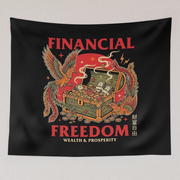 Item preview, Financial Freedom Phoenix Treasure Chest Prosperity designed and sold by zzz888.