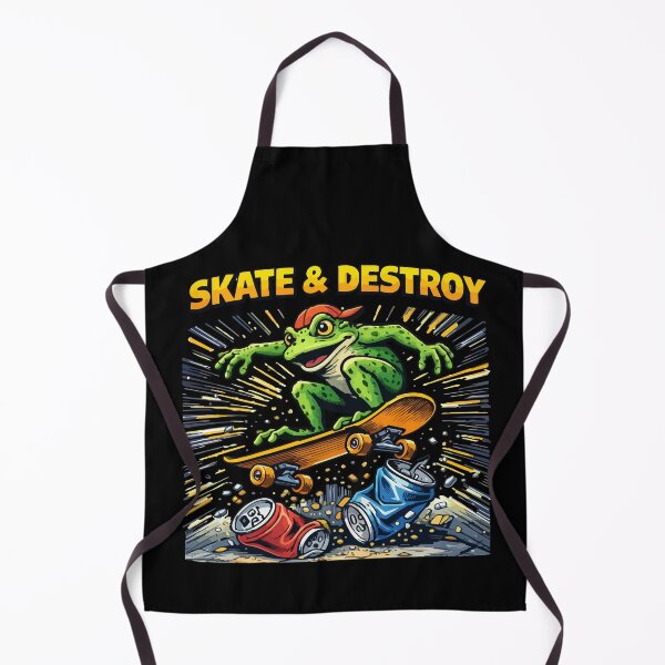 Item preview, Skate & Destroy Frog – Park Legend Skateboarding Cartoon designed and sold by BeetleDots.