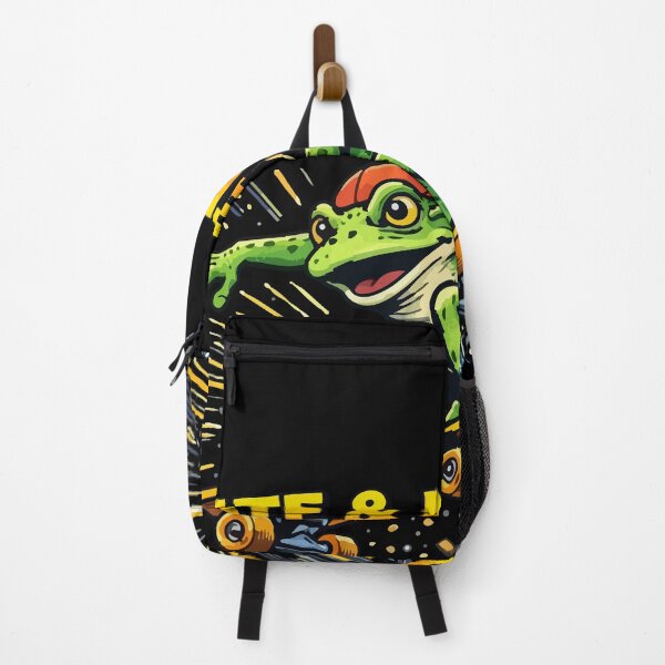 Item preview, Skate & Destroy Frog – Park Legend Skateboarding Cartoon designed and sold by BeetleDots.