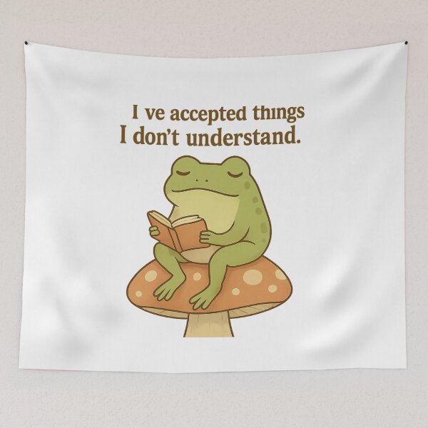 Item preview, Philosopher Frog – I’ve Accepted Things I Don’t Understand designed and sold by MyVision12.