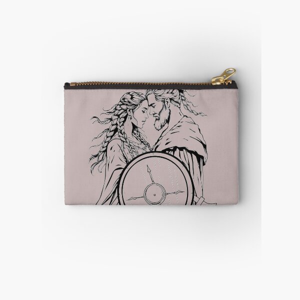 Item preview, Norse Warrior Lovers Line Art designed and sold by The KarmIQsphere Collective.