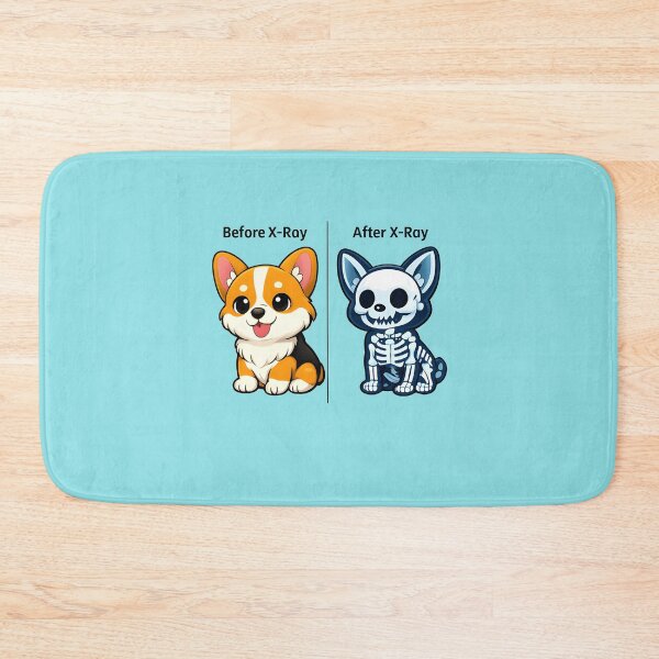 Item preview, Before and After X-Ray – Funny Veterinary Radiology Design designed and sold by Bettybee00.