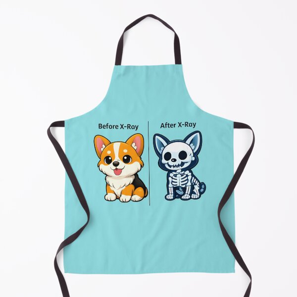 Item preview, Before and After X-Ray – Funny Veterinary Radiology Design designed and sold by Bettybee00.