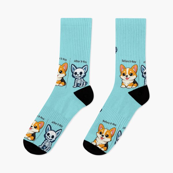 Item preview, Before and After X-Ray – Funny Veterinary Radiology Design designed and sold by Bettybee00.